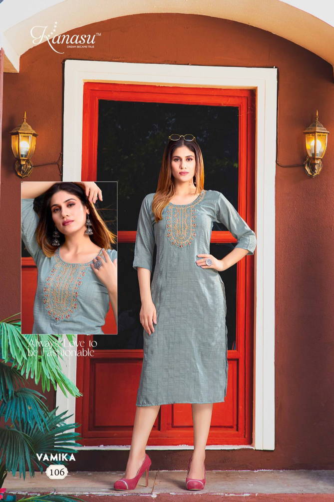 Vamika By Kanasu Designer Kurtis Catalog